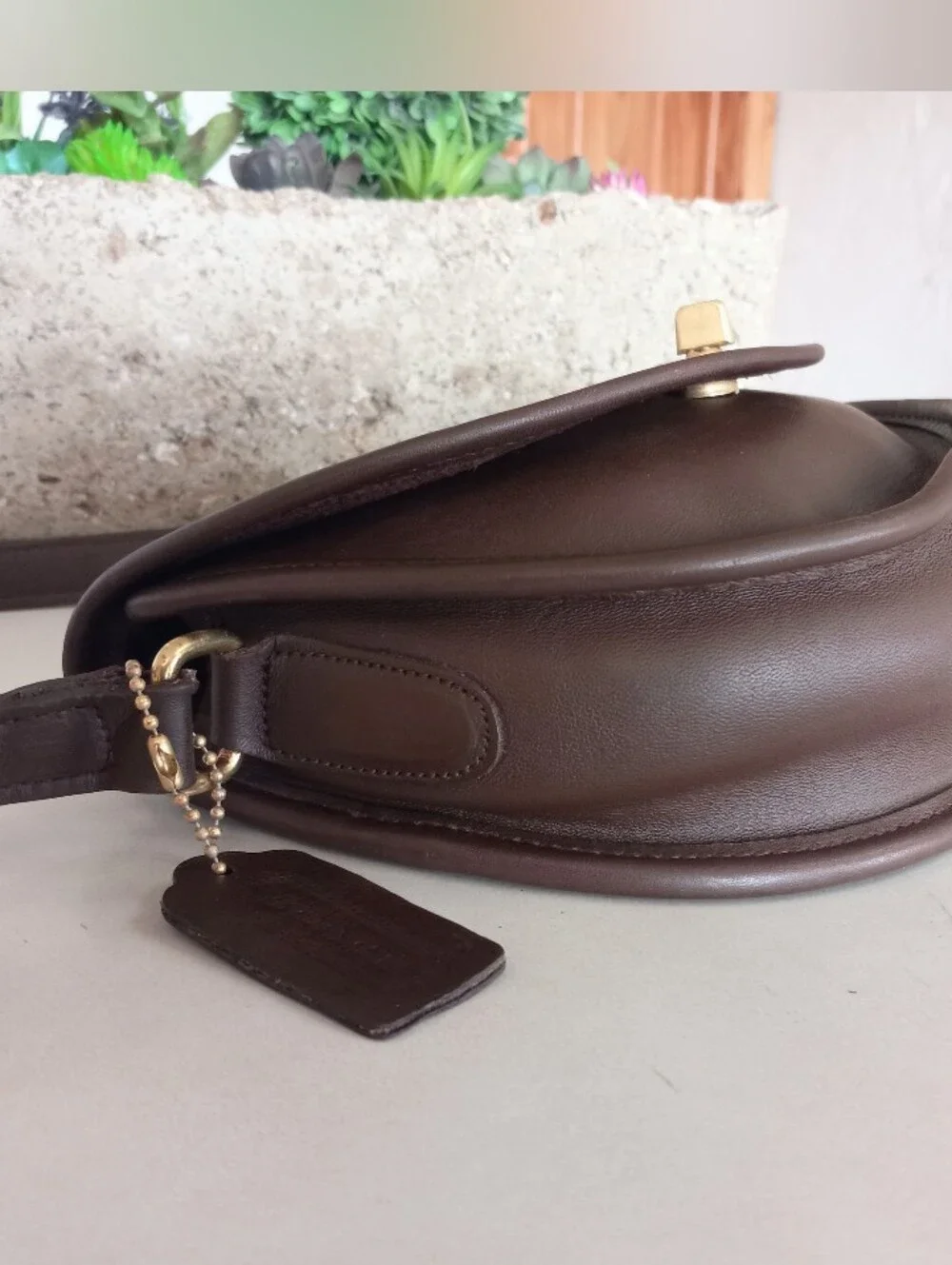 Coach Watson 1997 Classics Collection, #9981 Mahogany Brown Crossbody